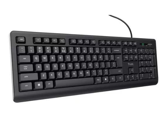 Trust Basics keyboard USB QWERTY US English Black