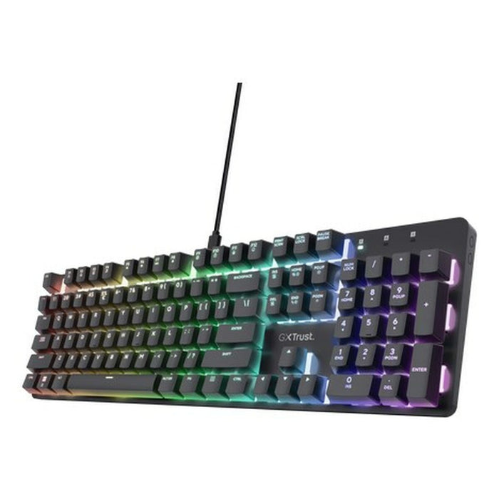 Gaming Keyboard Trust GXT 871 Zora Black Multicolour QWERTY Qwerty US