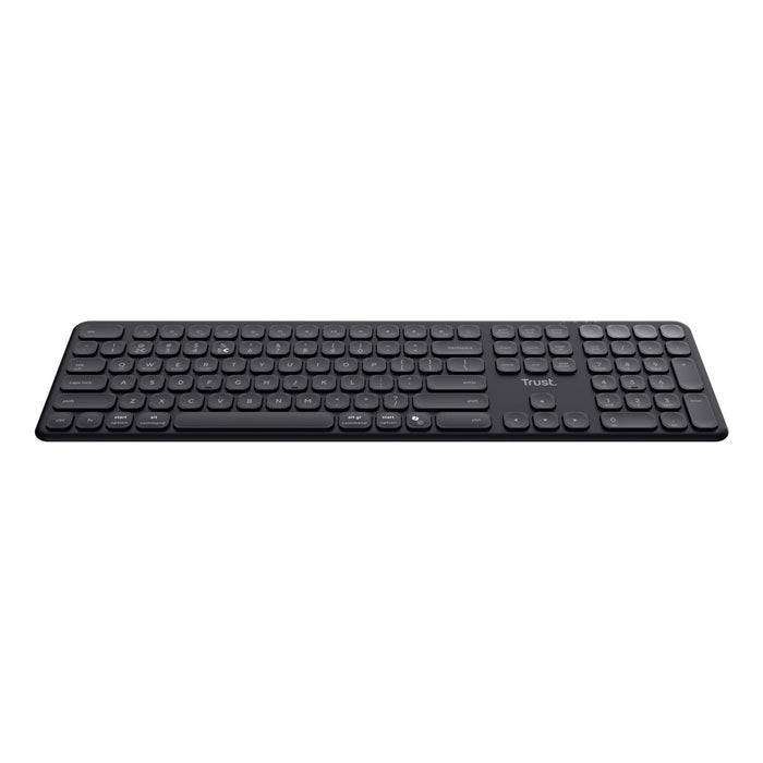 Wireless Keyboard Trust Vaiya Black QWERTY Qwerty US