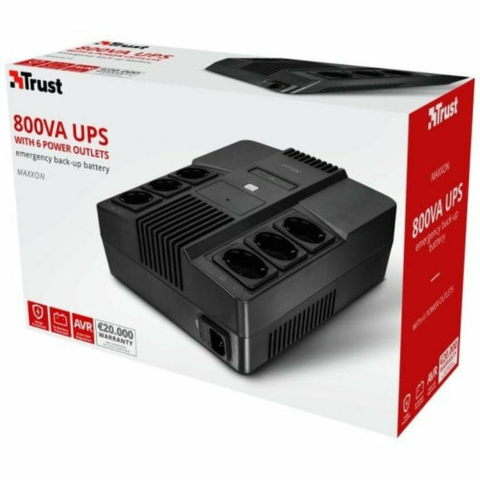 Uninterruptible Power Supply System Interactive UPS Trust 23326 800 VA