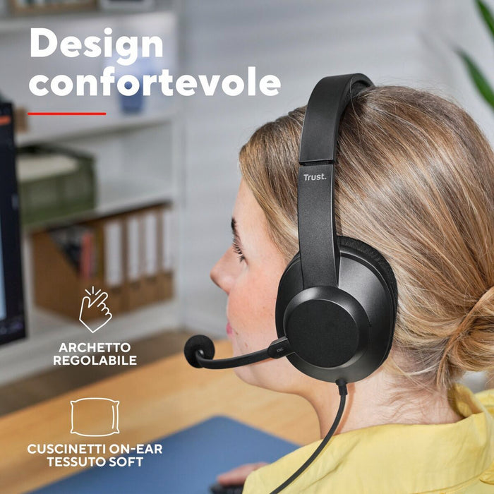 Headphones Trust 25462 Black