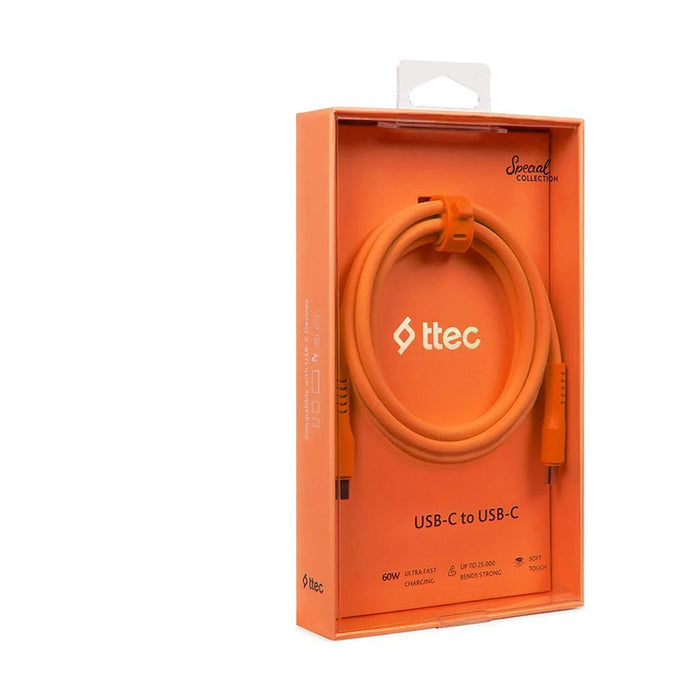 CABLE TTEC TYPE-C 1.2m 60W NEON