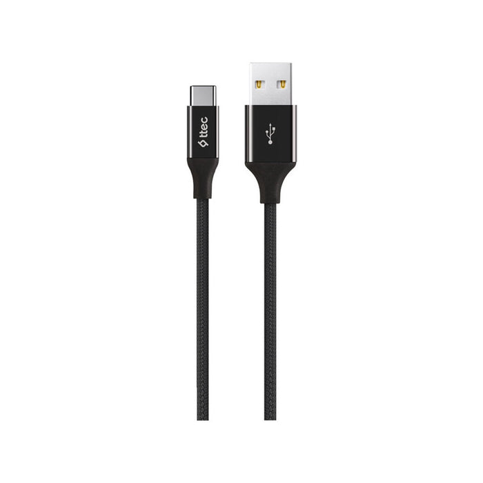 CABLE TTEC ALUMI TYPE-C 1.2 m BK 116906