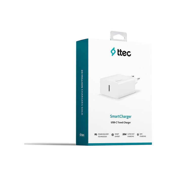 CHARGER 220V TTEC 20W PD WHITE