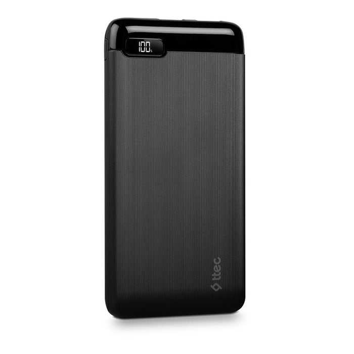 EXTERNAL BATTERY TTEC PowerSlim LCD 20000 mAh Black