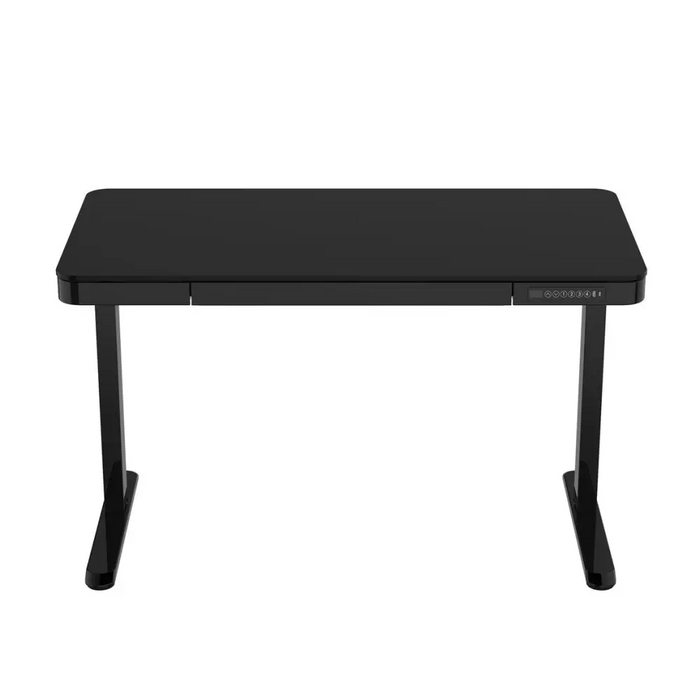 Tuckano Desk with electric height adjustment ET119W-C Black. Desk surface dimensions 120 x 60cm. - Modern