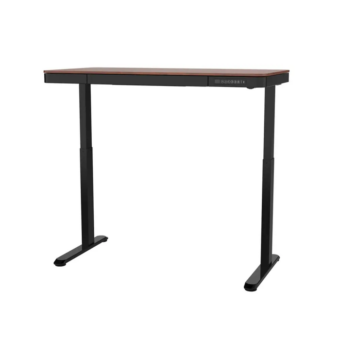 Tuckano Desk with electric height adjustment ET119W-C black/walnut. Desk top dimensions: 120 x 60cm. - Modern