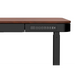 Tuckano Desk with electric height adjustment ET119W-C black/walnut. Desk top dimensions: 120 x 60cm. - Modern