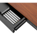 Tuckano Desk with electric height adjustment ET119W-C black/walnut. Desk top dimensions: 120 x 60cm. - Modern