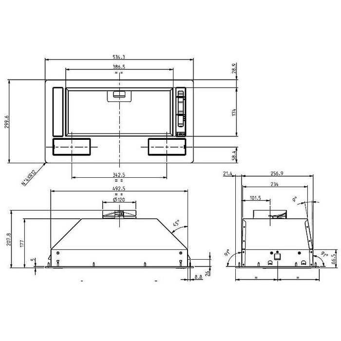 Built-in absorber Turboair LEI GR/A/52(integra)