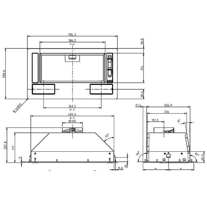 Built-in absorber Turboair LEI GR/A/52(integra)