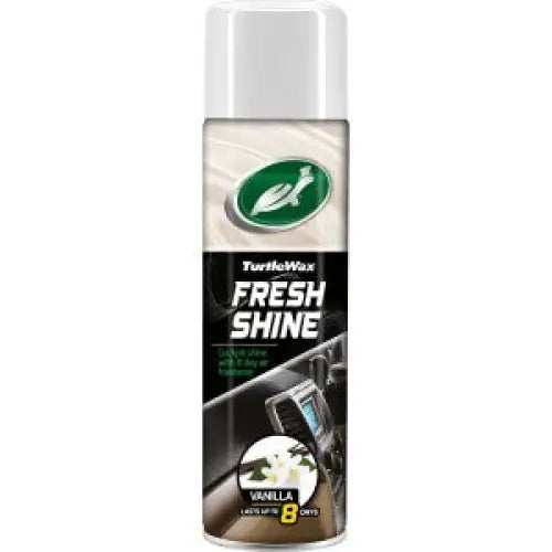 TURTLE WAX FRESH SHINE VANILLA 500ML Спрей за табло и пластмаса - АВТОКОЗМЕТИКА<<<MaxCar&&&АВТОАКСЕСОАРИ<<<MaxCar
