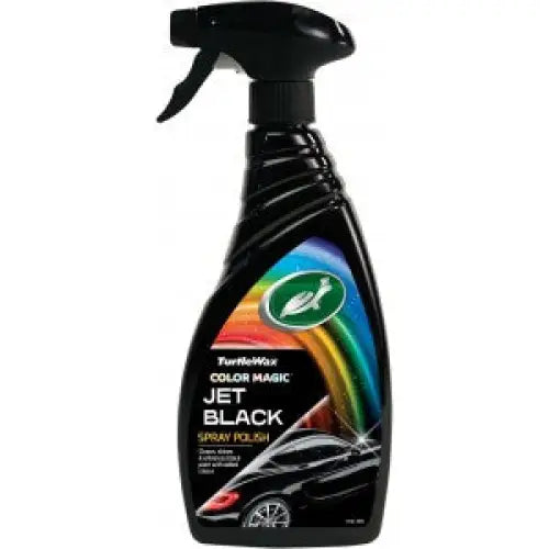TURTLE WAX HYBRID JET BLACK SPRAY POLISH 500ML Спрей вакса за черни бои