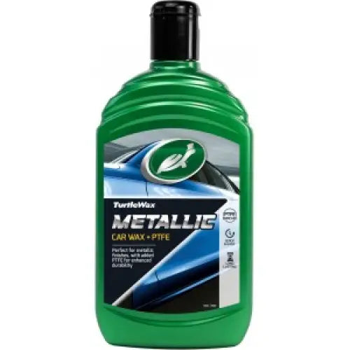 TURTLE WAX METALLIC WAX + PTFE 500ML Вакса за боя и пластмаса - АВТОКОЗМЕТИКА<<<MaxCar&&&АВТОАКСЕСОАРИ<<<MaxCar