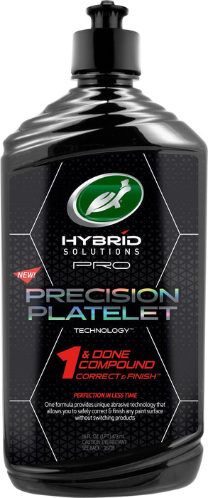 TURTLE WAX HS PRO PRECISION PLATELET 1&DONE COMPOUND 473ML Паста за полиране
