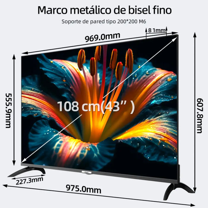 TV CHiQ U43QM8G - QLED<<<Телевизори<<<Телевизори Аудио и видео<<<TechMart