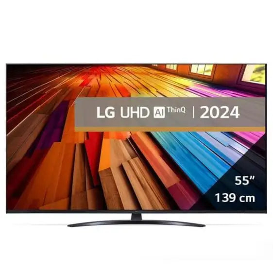 TV LG 55UT81003LA 55’’ 4K Ultra HD Smart TV webOS 24 AI UT81 - 4K телевизори<<<Телевизори<<<Черна техника и