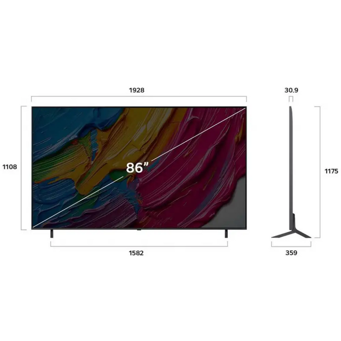 TV LG LED 86QNED80A3A - QNED<<<Телевизори<<<Телевизори Аудио и видео<<<TechMart