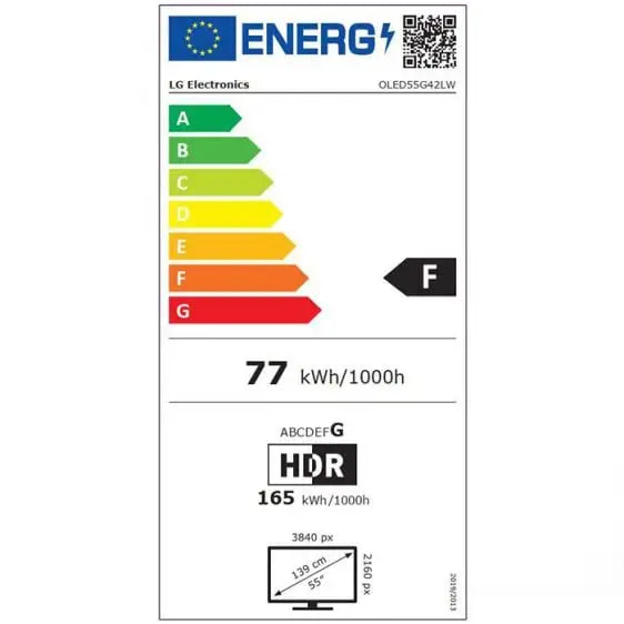 TV LG OLED55G42LW 55’’ OLED evo AI G4 Smart TV Magic remote Dolby Vision webOS24 One Wall Design 2024 - OLED