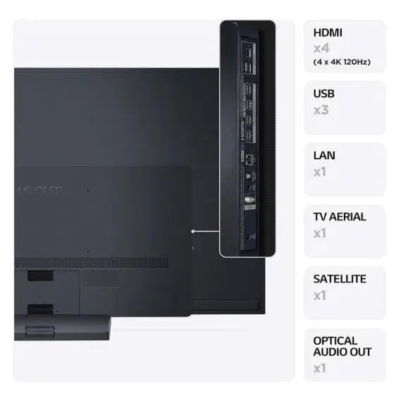 TV LG OLED77C34LA OLED evo 77’’ (195 cm) Smart 4K Ultra HD WebOS (Model 2023) - OLED Телевизори<<<Телевизори<<<Черна