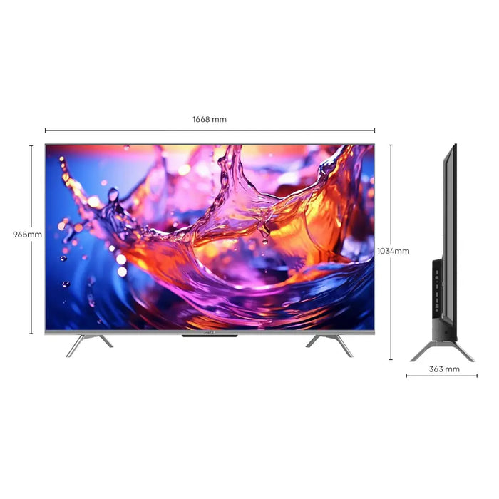 TV METZ 75MUD7000Z 75’’ (189 cm) LED Smart TV Google TV UHD Black - Телевизори<<<TV Видео и