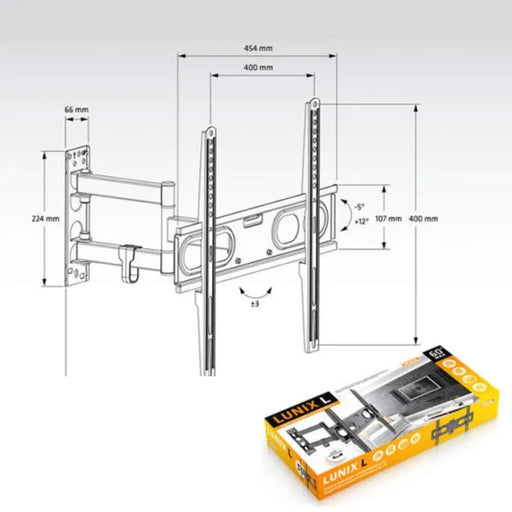 TV Mount Axil AC0592E 26’’-60’’ 30 Kg 60’’ 26’’ 30 Kg - Електроника Телевизори<<<Компютри|