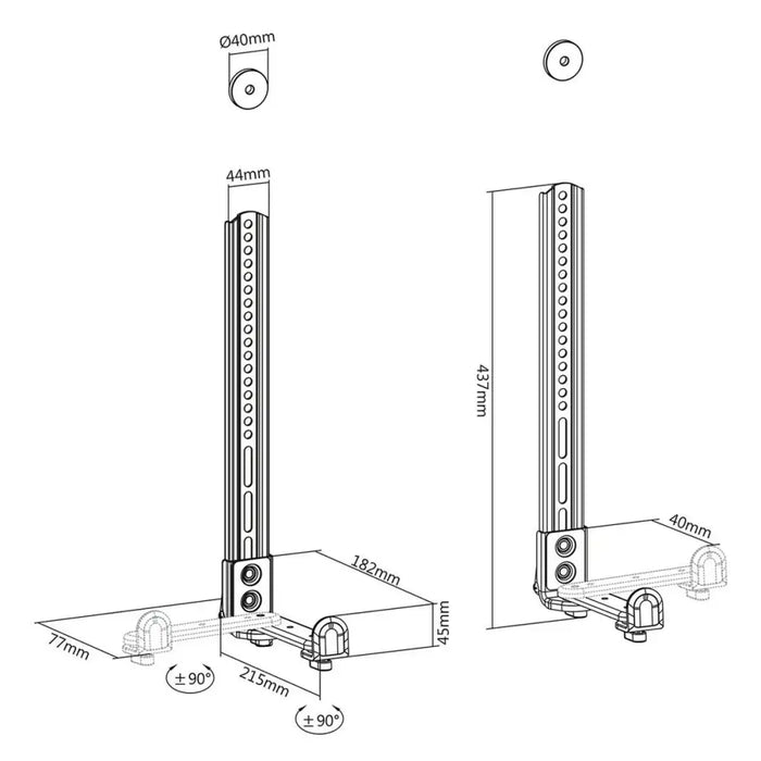 TV Mount MacLean MC-914 - Поставки за телевизори<<<Електроника Телевизори<<<Компютри| Електроника<<<BigBuy&&&Speaker