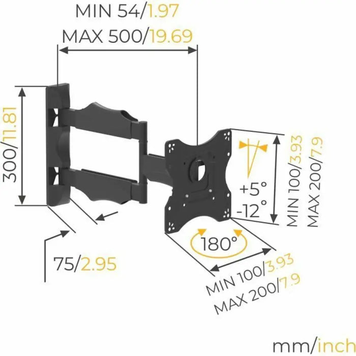 TV Mount Nanook Full Motion Tilt 43’’ 19’’ - Електроника Телевизори<<<Компютри| Електроника<<<BigBuy&&&Поставки за