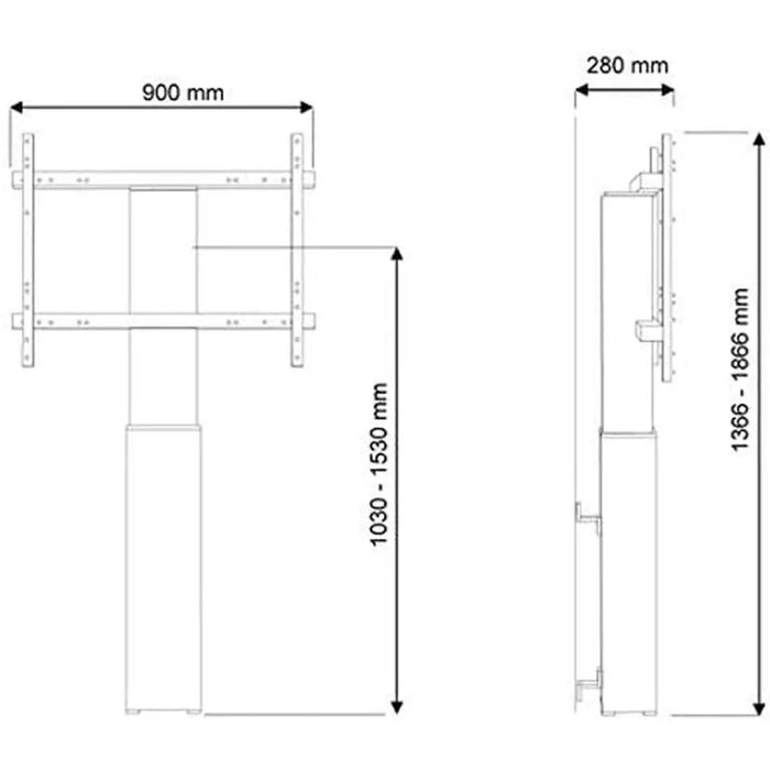 TV Mount Neomounts PLASMA-W2250BLACK 42’’ 100’’ 130 Kg - Електроника Телевизори<<<Компютри|