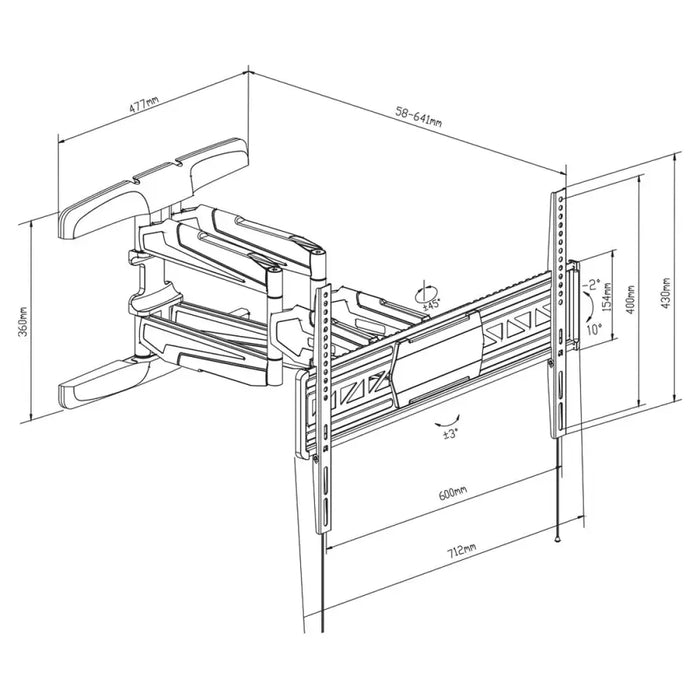 TV Mount TM Electron 32’’-65’’ 50 kg - Електроника Телевизори<<<Компютри| Електроника<<<BigBuy&&&Поставки за