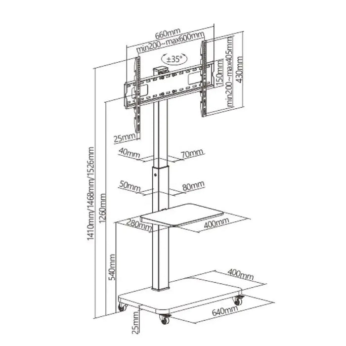 TV Mount TM Electron 40 kg - Електроника Телевизори<<<Компютри| Електроника<<<BigBuy&&&Поставки за
