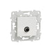 TV OUTLET WITH MOUNTING FRAME 2 MODULE WHITE SCHNEIDER UNICA (NU546218) - Ключове и