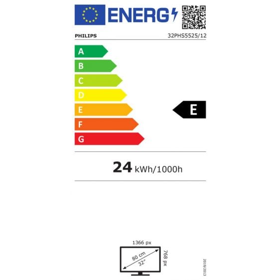 TV PHILIPS 32PHS5525/12 32’’ (80 cm) Pixel Plus HD LED - HD Ready телевизори<<<Телевизори<<<Черна техника и