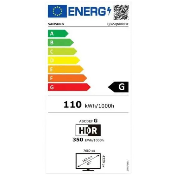 TV SAMSUNG QE65QN800DTXXH 65’’(163 cm) Neo QLED 8K Ultra HD QN800D Smart TV (2024) - Телевизори<<<Телевизори<<<Аудио