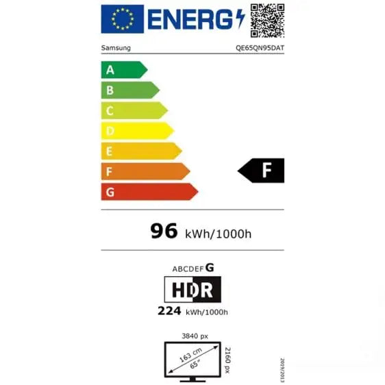 TV SAMSUNG QE65QN95DATXXH 65’’(164 cm) Neo QLED 4K QN95D AI TV - Телевизори 65’’<<<SAMSUNG