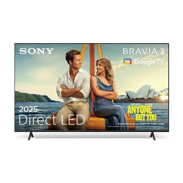TV SONY Bravia 3 K75S35B 75’’ (189 cm) 4K Ultra HD Smart Google TV - 4K телевизори<<<Телевизори<<<Черна техника и
