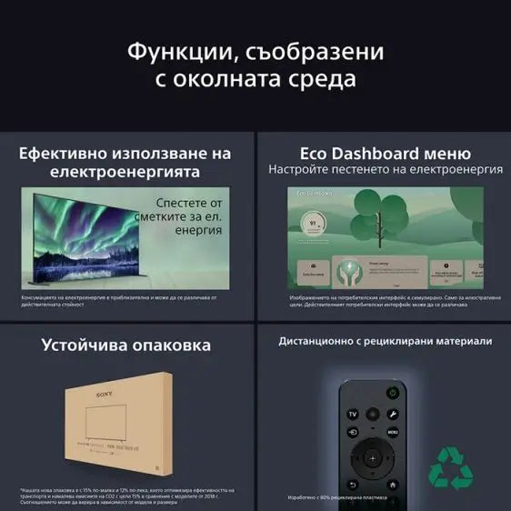 TV SONY Bravia K55XR8M25BP 55’’(139 cm) QD-OLED 4K Ultra HD Smart TV (Google TV) 2025 - OLED