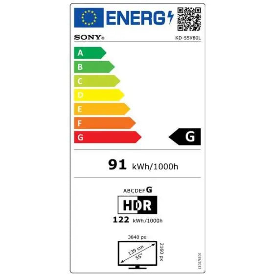 TV SONY Bravia KD55X80LAEP 55’’ X80L 4K Ultra HD HDR Smart TV(Google TV) - Телевизори 55’’<<<SONY телевизори
