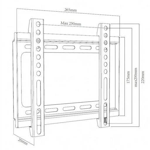 TV stand Sencor SHT-B301 SLIM 13’’-40’’ - Стойки за телевизор<<<Аксесоари за телевизори<<<Аксесоари<<<TechMart&&&Стойки