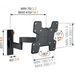 TV stand VOGELS W53060 for LED/LCD 19’’-40’’ - Стойки за телевизор<<<Аксесоари за
