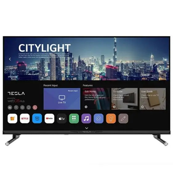 TV TESLA 32E645BHW 32’’ 1366x768 Smart webOS - HD Ready телевизори<<<Телевизори<<<Черна техника и IT<<<TechnoMix