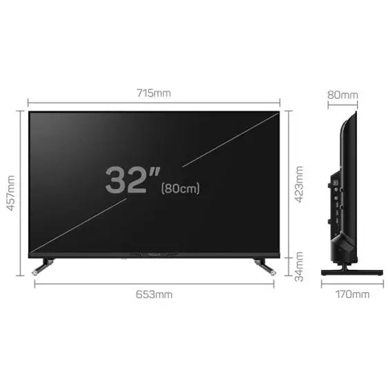TV TESLA 32E645BHW 32’’ 1366x768 Smart webOS - HD Ready телевизори<<<Телевизори<<<Черна техника и IT<<<TechnoMix