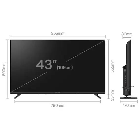 TV TESLA 43E645BFW 43’’ (109 cm) Full HD Smart webOS - Full HD телевизори<<<Телевизори<<<Черна техника и IT<<<TechnoMix