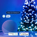 Twinkly Candies LED Christmas tree lights TWKC100RGB-T 6 M Candle shape - Christmas tree