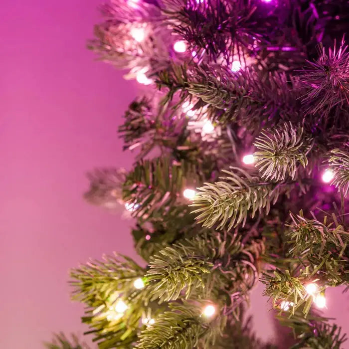 Twinkly pre-lit wreath 50 RGB LED Green wire Plug type C - Christmas tree lightsOSW-OLC<<<LightingOSW<<<ActionPL