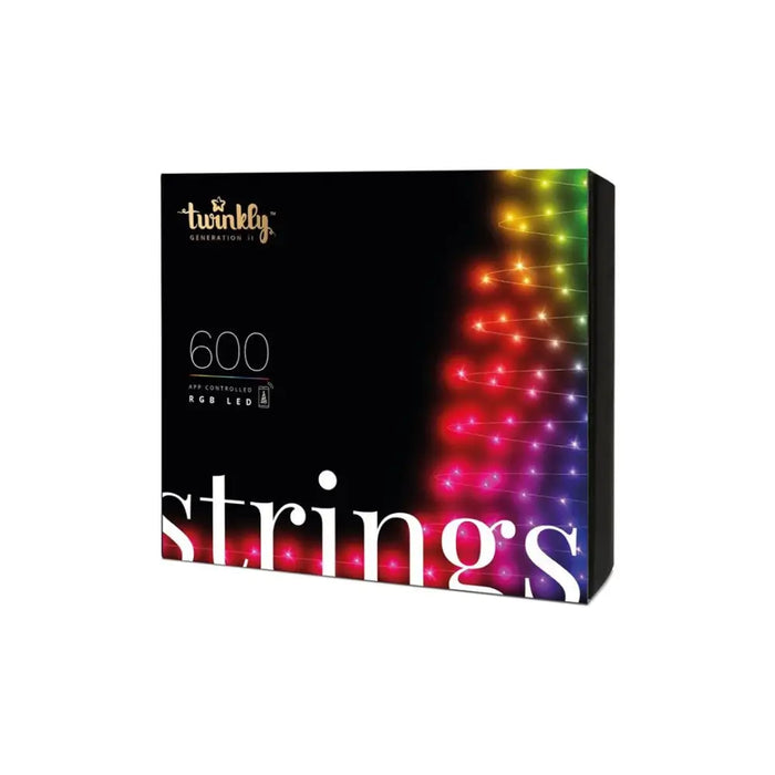 TWINKLY Strings 600 (TWS600STP-BEU) Smart Christmas tree lights 600 LED RGB 48 m - Christmas tree