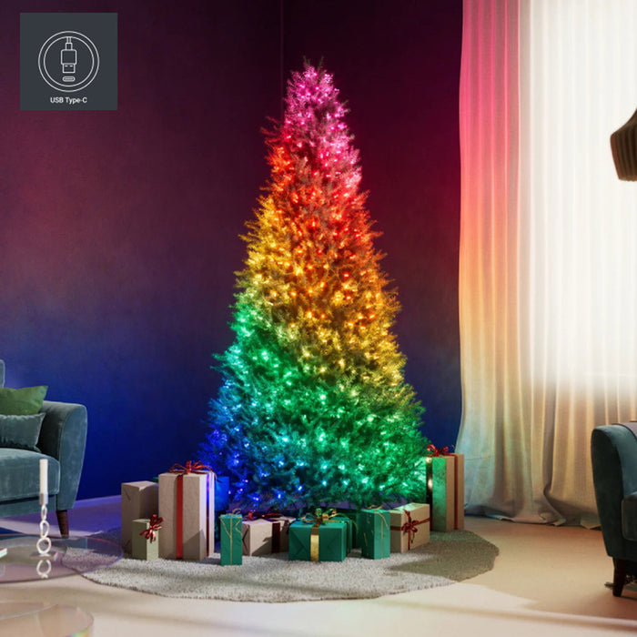 LIGHTING GARLAND 600CM 100LED TWINKLY TWKC100RGB-G