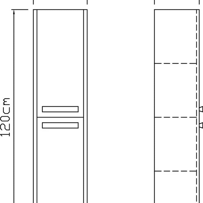 TWO-DOOR BATHROOM COLUMN VICARD ELINOR - Мебели<<<Мебели и огледала за баня<<<Баня<<<Praktiker