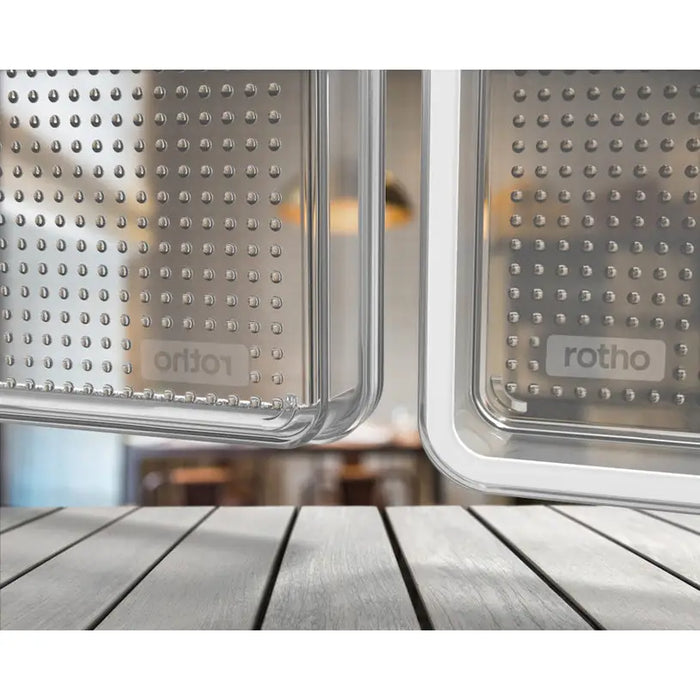 TWO PIECE FOOD BOX 2 X 0.85 L LOFT ROTHO - Кутии за храна и купи<<<Домашни потреби<<<Кухня<<<Praktiker&&&Хранене на