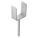 U-SHAPED BEAM BASE 101X325X120 MM DOMAX PS 100U - Ъгли и планки<<<Профили и планки<<<Инструменти и железария<<<Praktiker